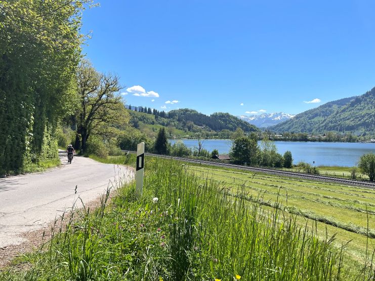 Anliegerstraße entlang des Alpsees