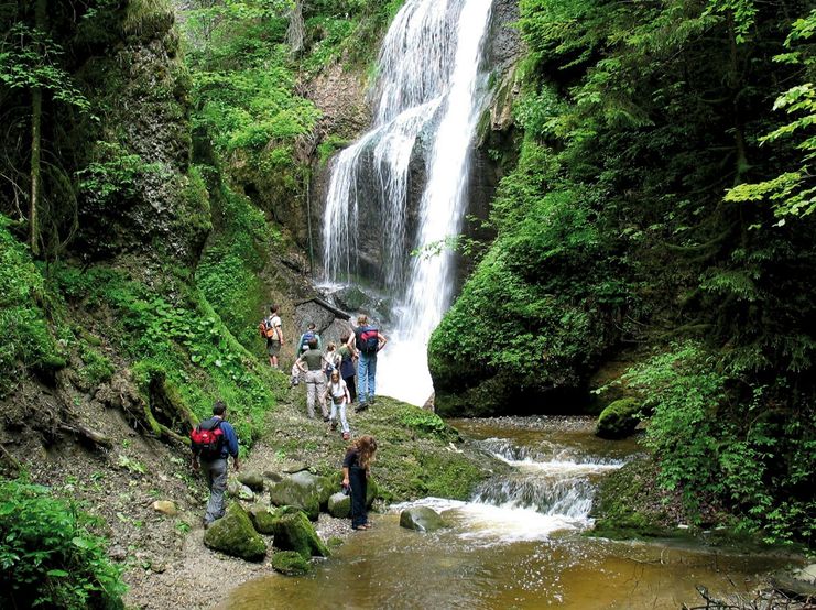 Wanderung zum Niedersonthofener Wasserfall