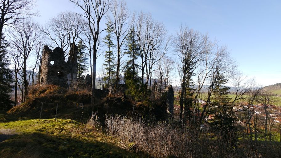 Burgruine Fluhenstein - eine ehemals stattliche Burganlage