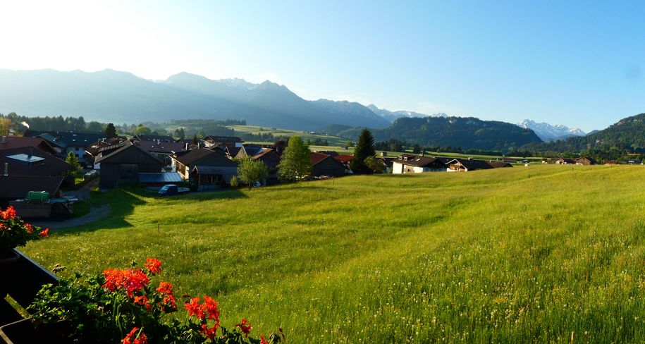 Blick vom Südbalkon