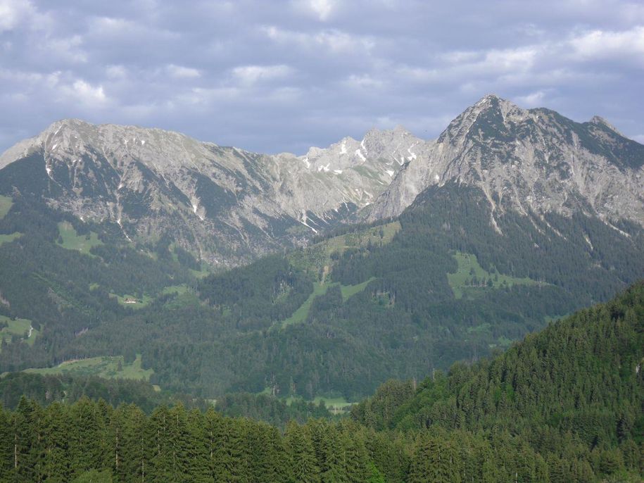 Bergblick vom Haus