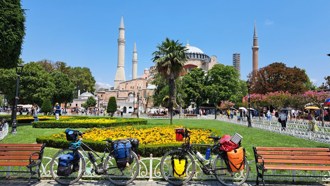 Mit dem Fahrrad in Istanbul