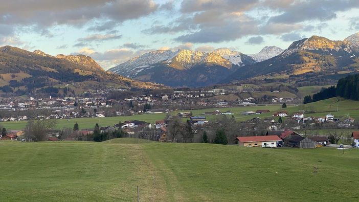 Blick nach Sonthofen