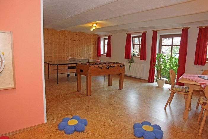 eine Runde Kicker mit der Familie