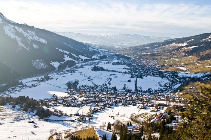 Blick auf Bad Oberdorf