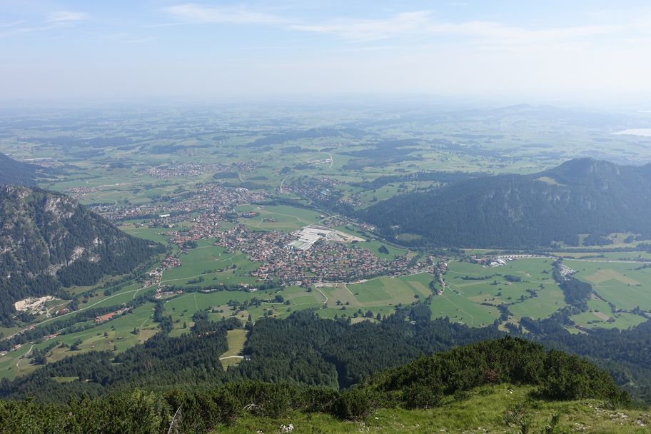 Blick vom Breitenberg auf Pfronten