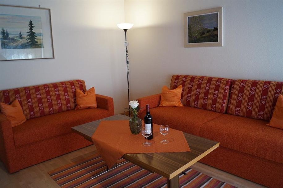 Wohnzimmer in der Ferienwohnung Anne