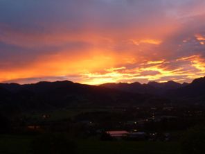 Morgenstimmung vom Balkon