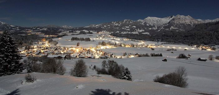 Obermaiselstein bei Nacht ❤️