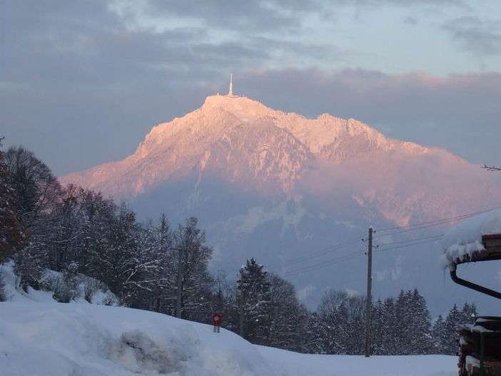 Grünten im Sonnenuntergang