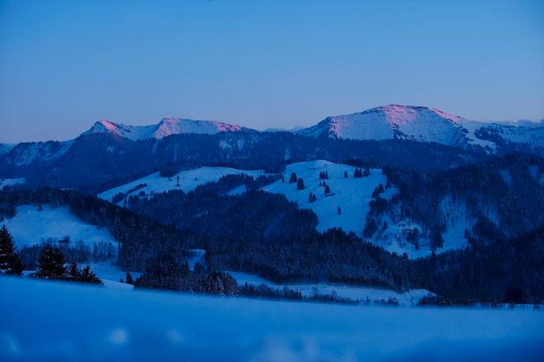 Oberstaufen Winterpanorama_blaue Stunde