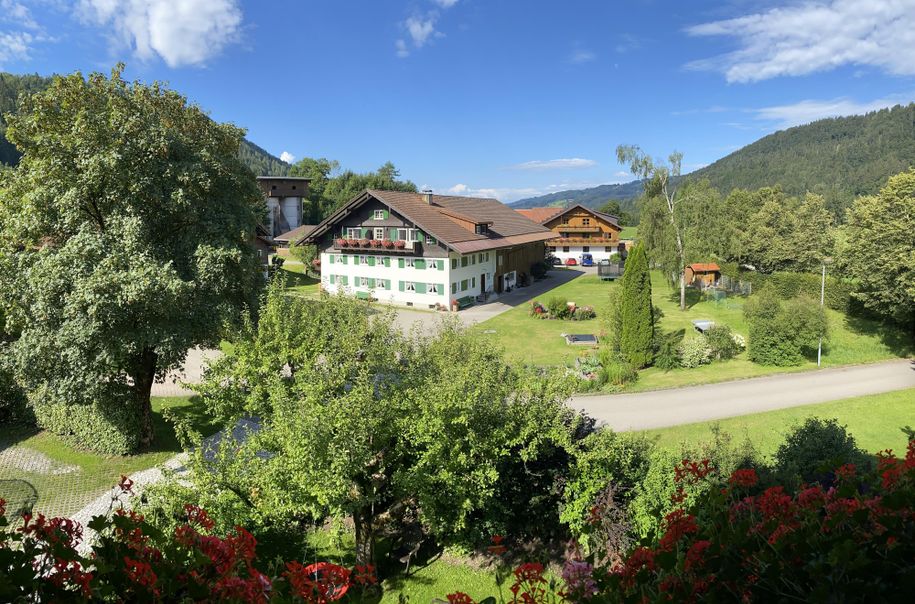 Blick vom Balkon