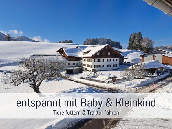 Hof im Winter