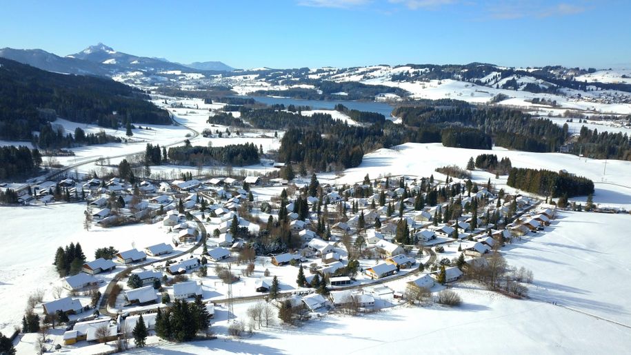 Feriendorf von oben