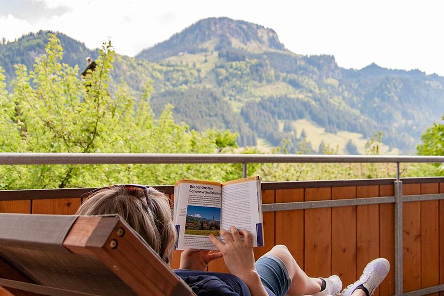 Aussicht und Bergblick vom Südbalkon
