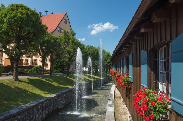 Hausbachklamm in der Ortsmitte