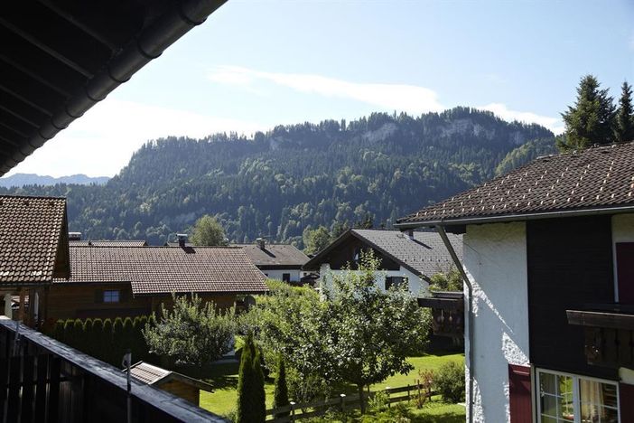 Blick vom Balkon