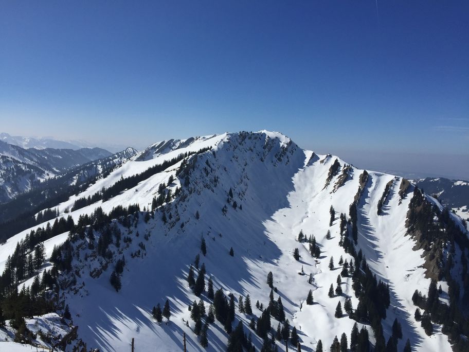 Blick zurück zum Buralpkopf
