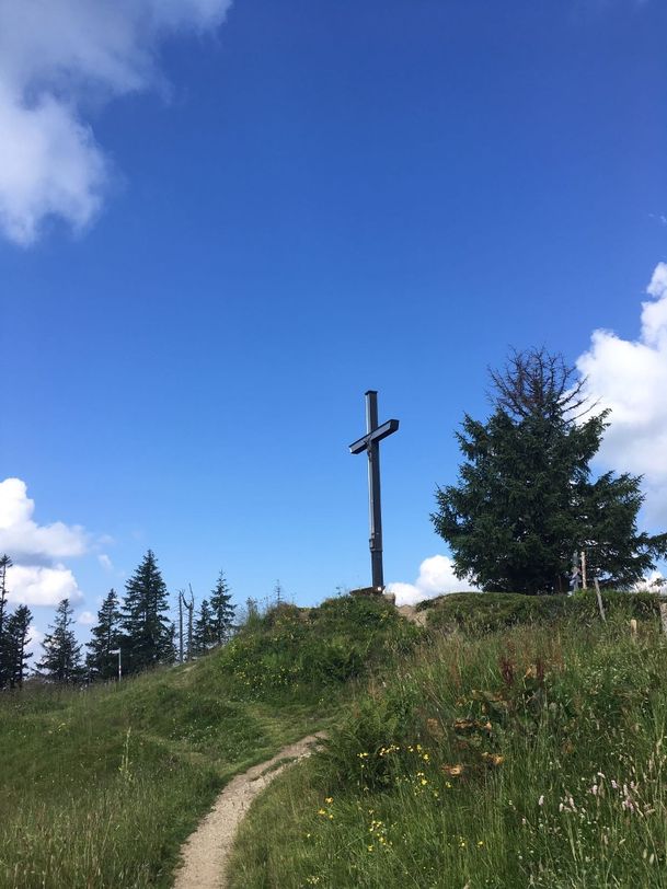 Gipfelkreuz am Ochsenkopf