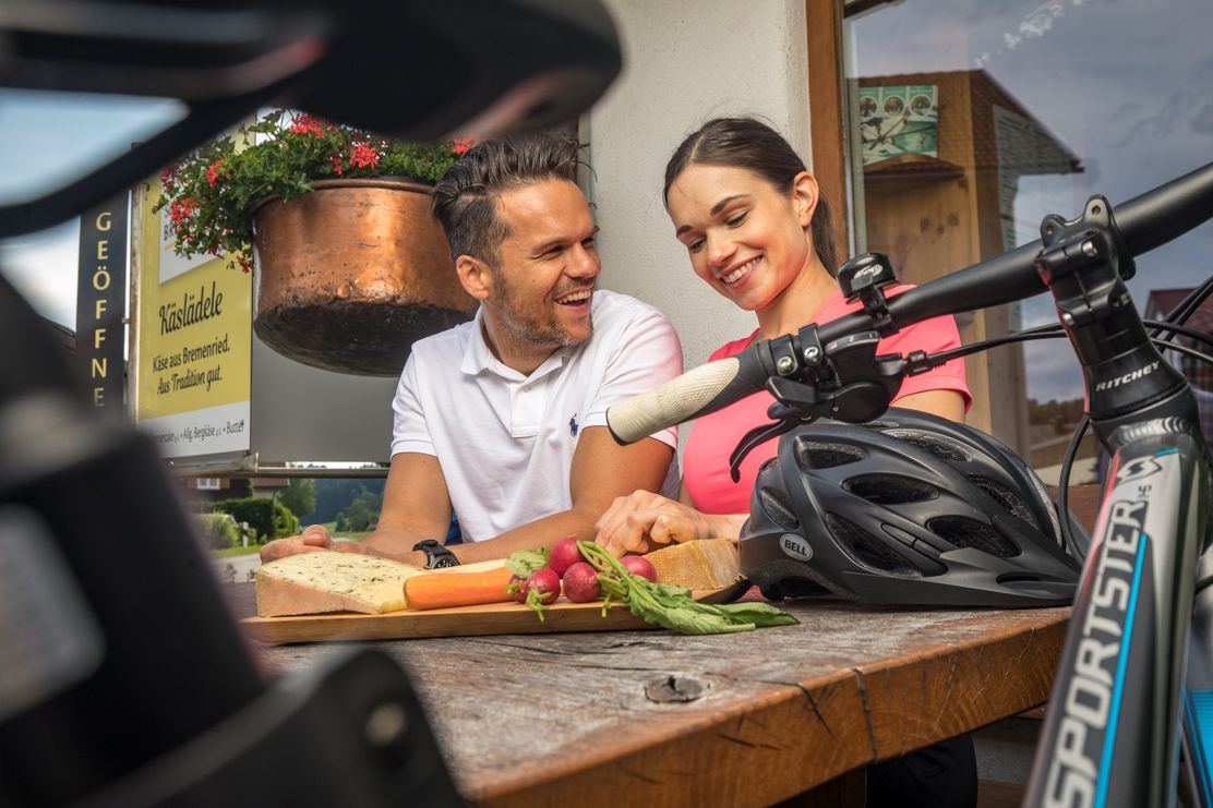 Pause auf der Allgäuer Käsestraße