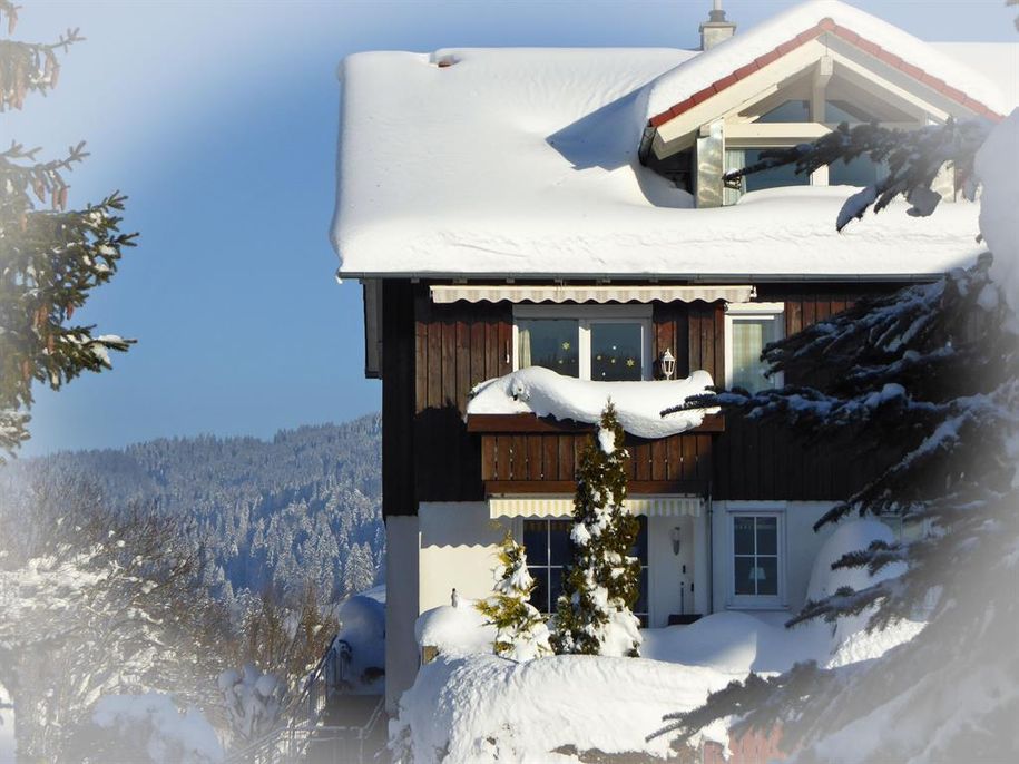 Haus im Winter