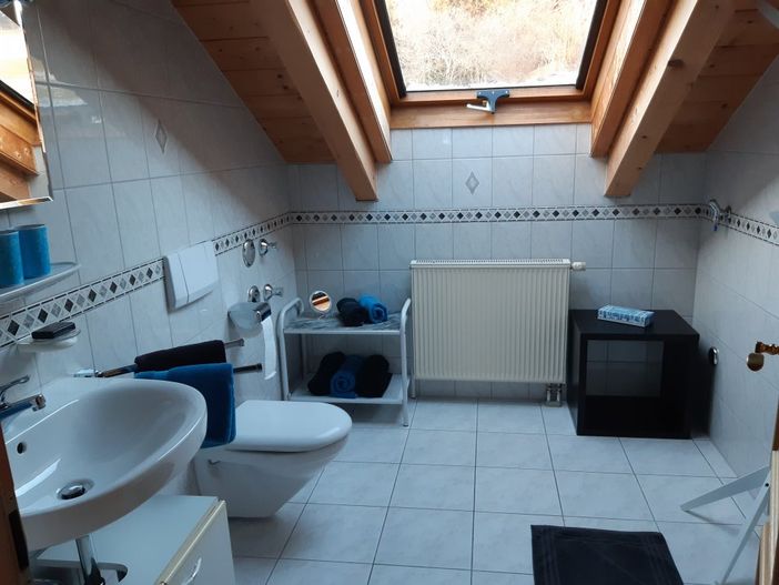 Bad mit Dusche & WC