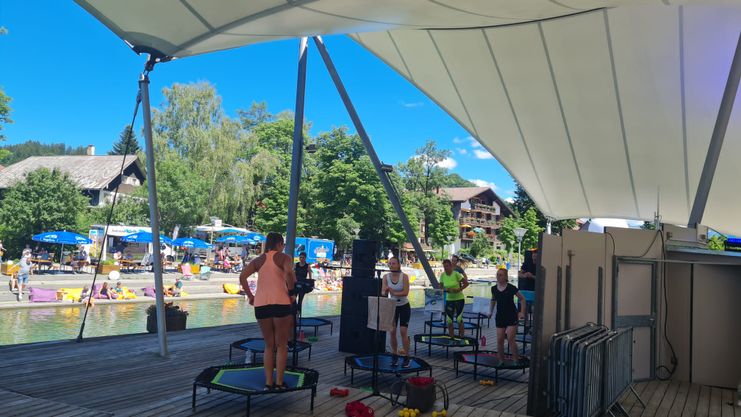 Jumping auf der Seebühne