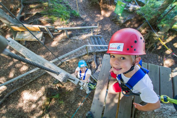 Großer Spaß im Kletterwald am Söllereck