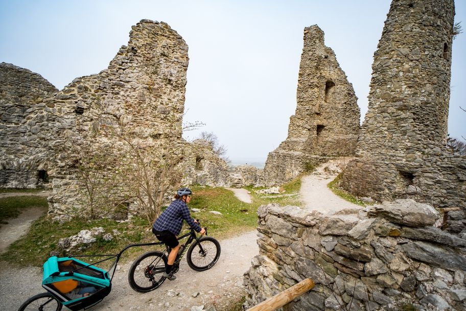 Naturbiken zu den Zwillingsburgen Hohenfreyberg und Eisenberg