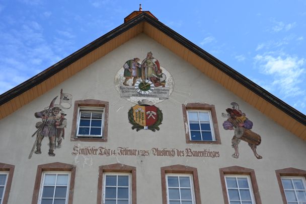 Fresko der alten Schule