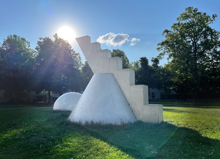 Hofgarten Kempten_Kunstwerk_Himmelsleiter von Inga Ragnarsdóttir (c) Kulturamt Kempten