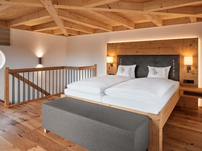 Hanusel Hof Wellness-Suite Schlafbereich