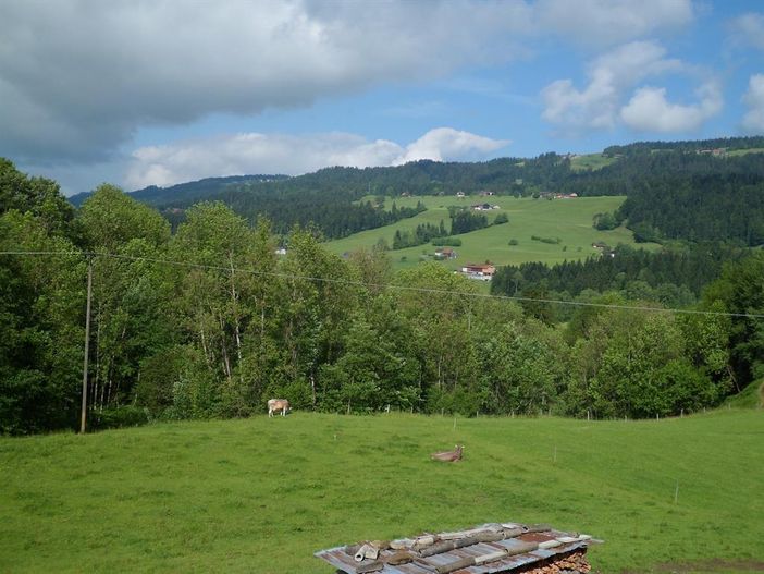 Blick vom Balkon