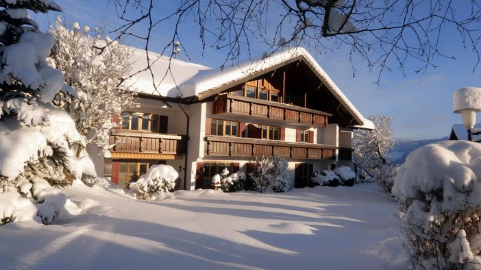 Allgäuer Bergblick im Winter