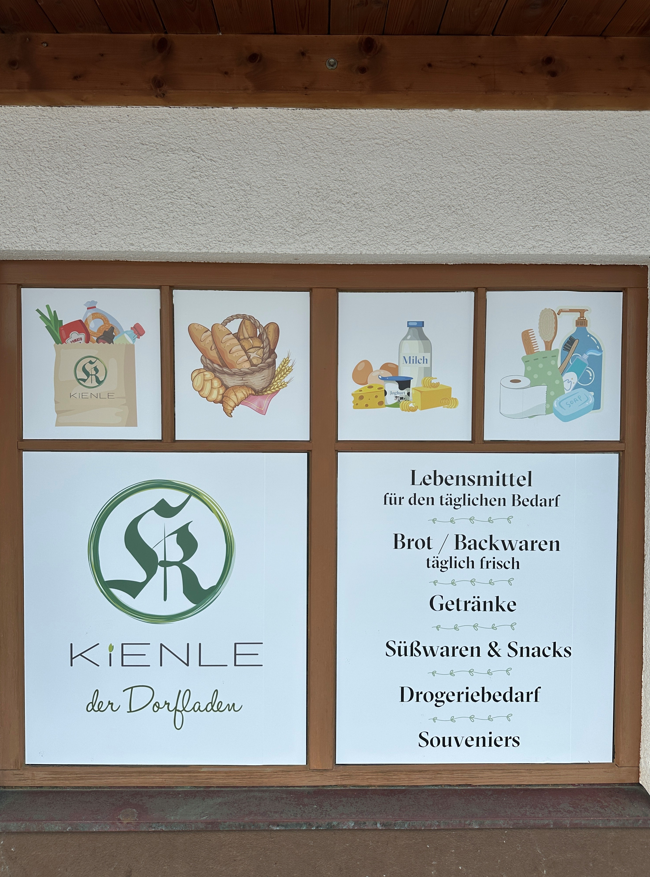 Dorfladen - Schaufenster