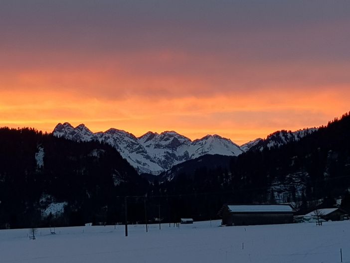 Winter-Morgenrot