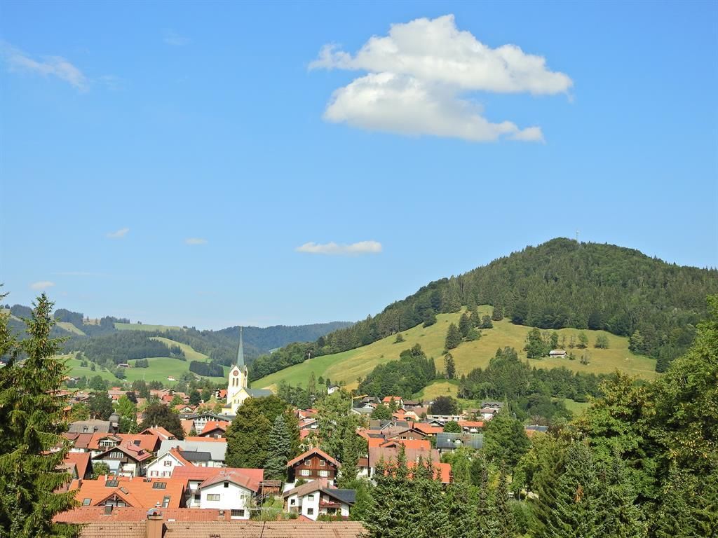 Blick auf Oberstaufen