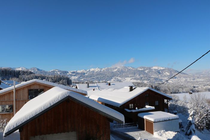 Blick aus dem Wohnzimmerfenster