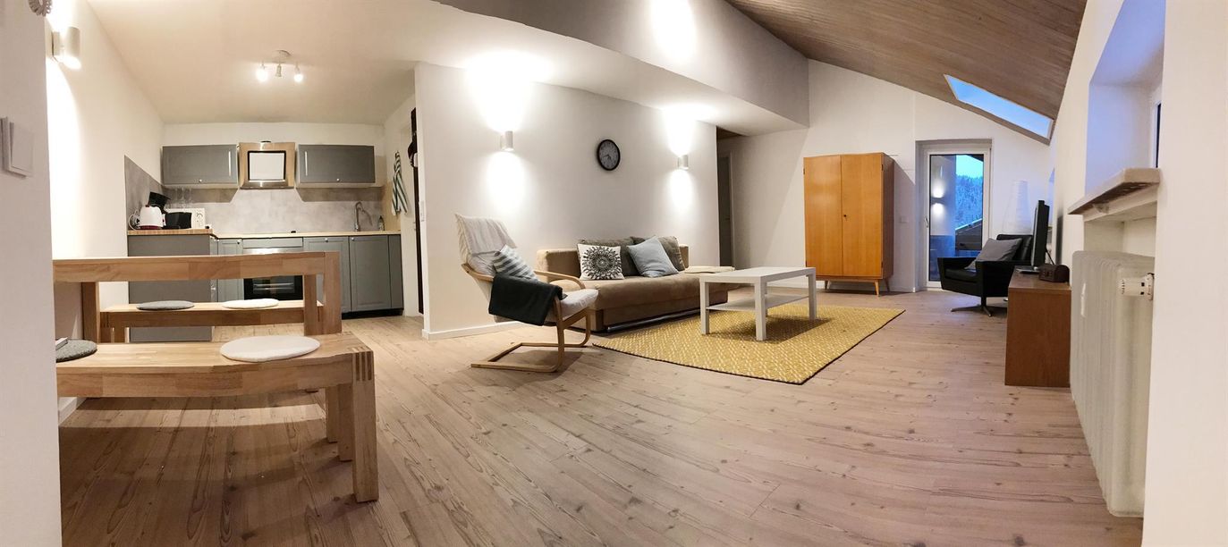 Gesamtansicht Wohn-/Essbereich