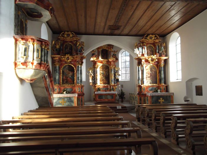 Die "Schöllanger Burgkirche" von innen