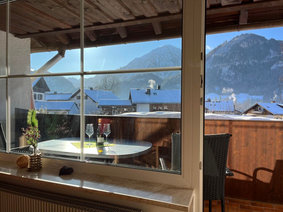 Blick von der Fewo "Rotspitze"