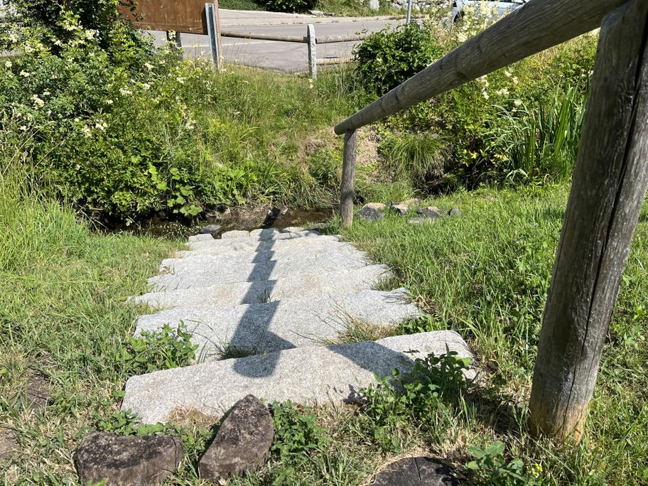 Weg zum Naturkneippbecken