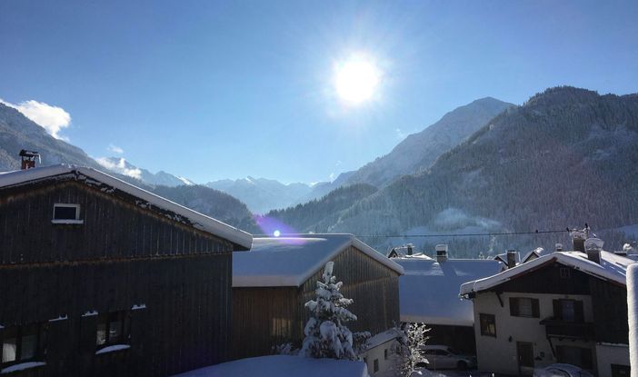 Ausblick vom eigenen Balkon