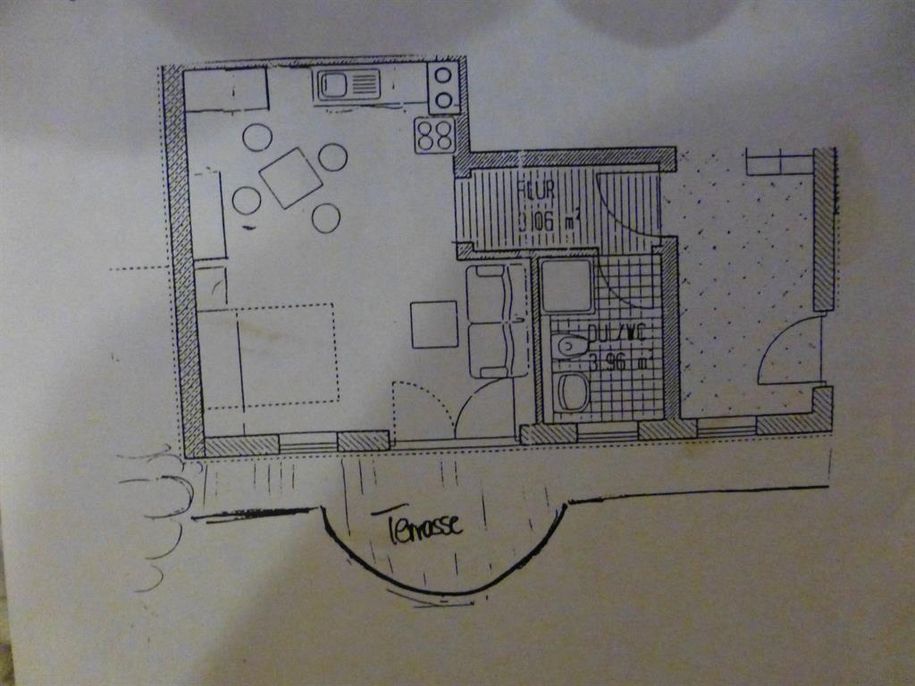 Grundriss der Wohnung