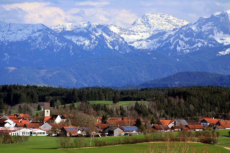 Blick auf Oberthingau