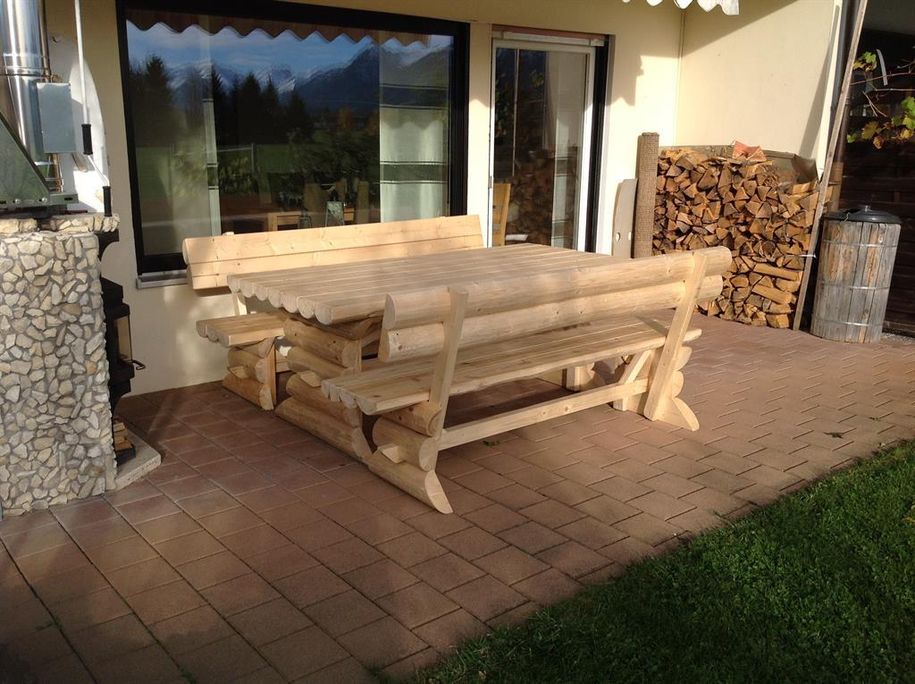 Terrasse - Ferienhaus Schoenhensch