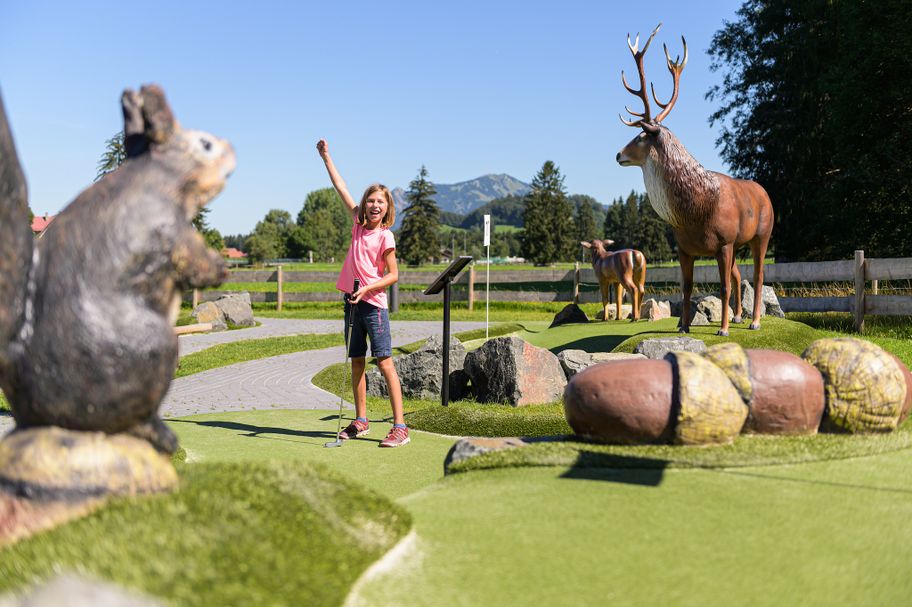 Erlebnis-Minigolf in Fischen im Allgäu