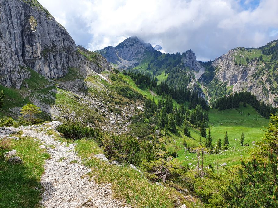 Unterhalb des Gabelschrofen