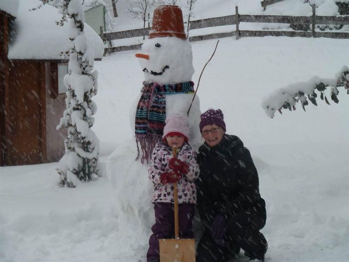 Schneemannbau