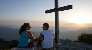 Wandern im Wandergebiet Iseler im Oberjoch.